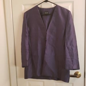 Giorgio Armani Blazer Gray Lavender Size 10